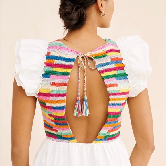 Saylor Leonara Rainbow Mini Dress in Medium - Picture 4 of 13